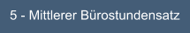 5 - Mittlerer Bürostundensatz
